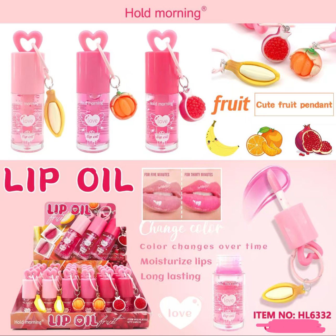 Magic lip oil fruit scented