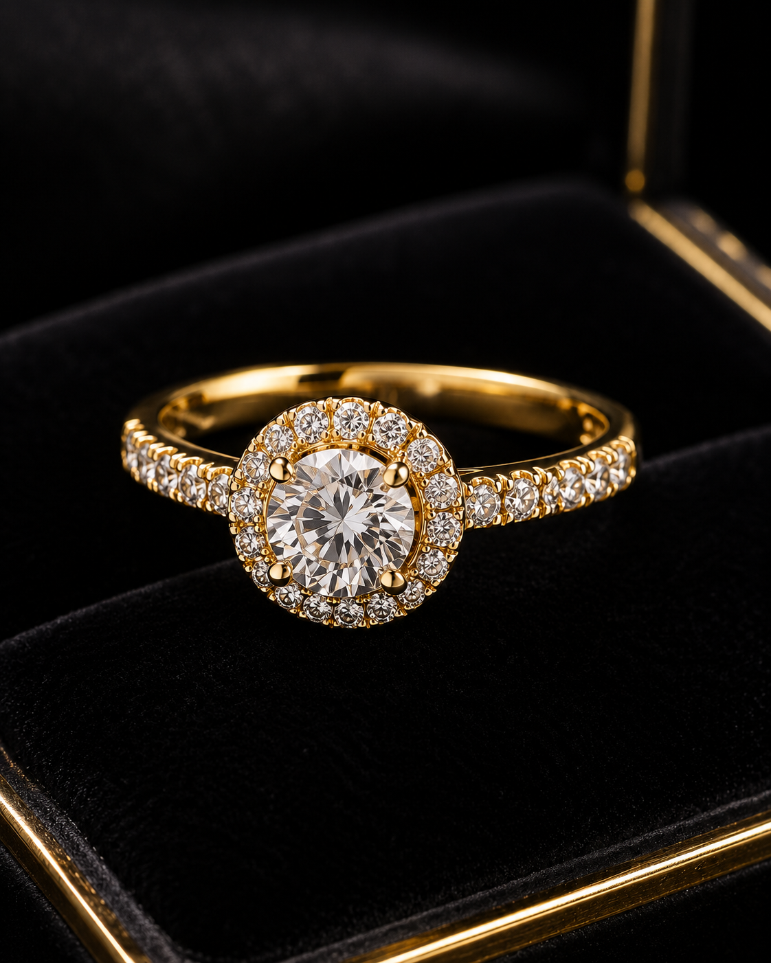 Anillo de dama en Oro 14K